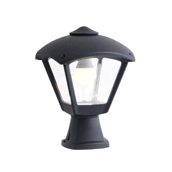 Aplique Preto IP55 E27