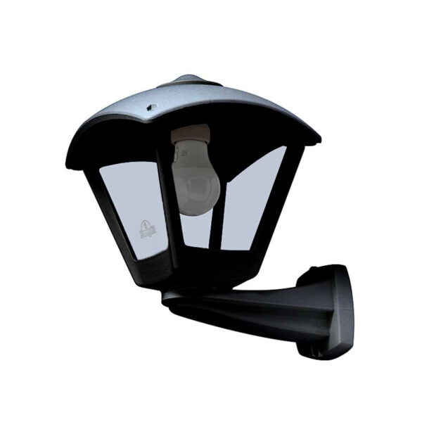 Aplique Preto IP55 E27