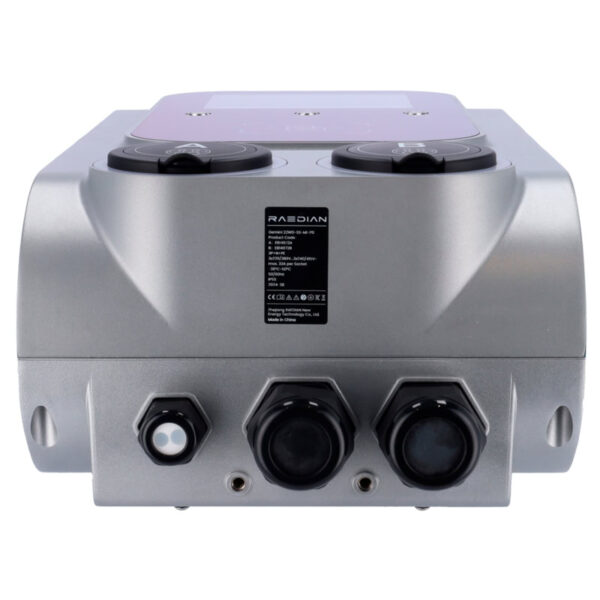 Carregador de Tomada Dupla para Veículos Eléctricos 2x22kW 32A Trifásico RD-GEMINI-22WD-SS-M1-P0 - Image 3