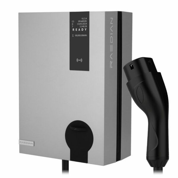Carregador para carro elétrico Potência 22kW 32A Trifásico RD-NEO-22-C5-SILVER
