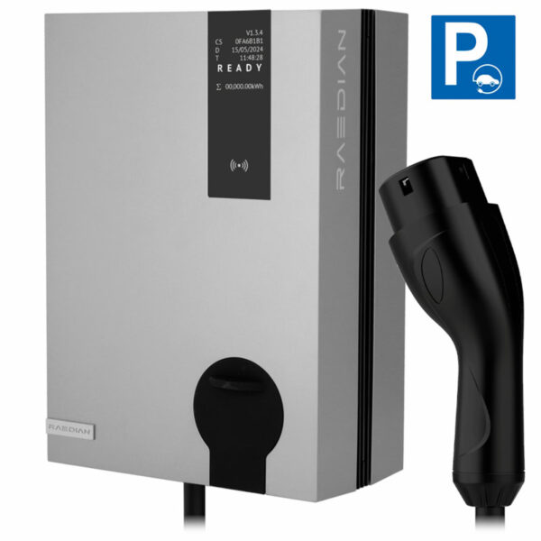 Carregador de Veículos Eléctricos 22kW 32A Trifásico RD-NEX-22-C5-SILVER