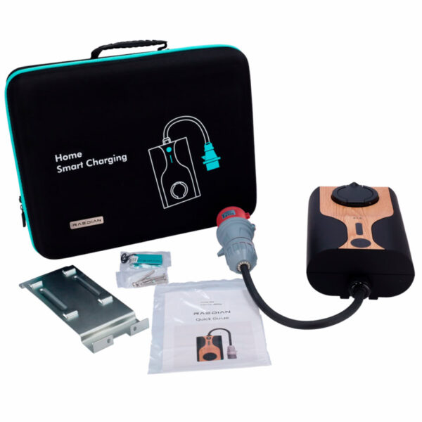 Kit de Carregador Portátil + Adaptadores de Ficha 22kW 32A Trifásico RD-NORA-22-C3-NCB22-EU - Image 4