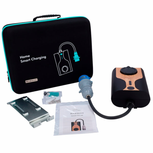 Kit de Carregador Portátil + Adaptadores de Ficha 7.4kW 32A Monofásico RD-NORA-7-C1-NCB7-EU - Image 6