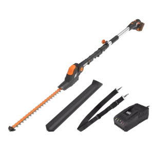 Corta-sebes sem fio 20V 45cm 3.2M de alcance com x1 bateria 2.0Ah e carregador