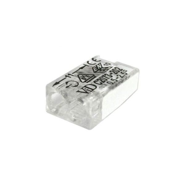 Ligador p/ Fio Rígido 2 Entradas 0.5 a 2.5mm