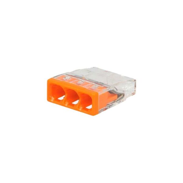 Ligador p/ Fio Rígido 3 Entradas 0.5 a 2.5mm