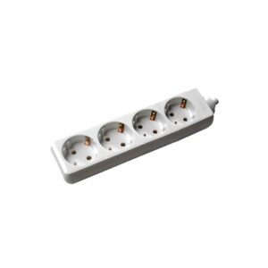 Tomada Tripla c/ Terra s/ Cabo 10/16A - 250V~