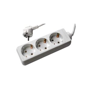 Tomada Tripla c/ Terra c/ Cabo H05VV-F 3G1 10/16A - 250V~ 1,5m