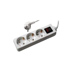 Tomada Tripla c/ Terra c/ Interruptor c/ Cabo H05VV-F 3G1 10/16A - 250V~ 1,5m