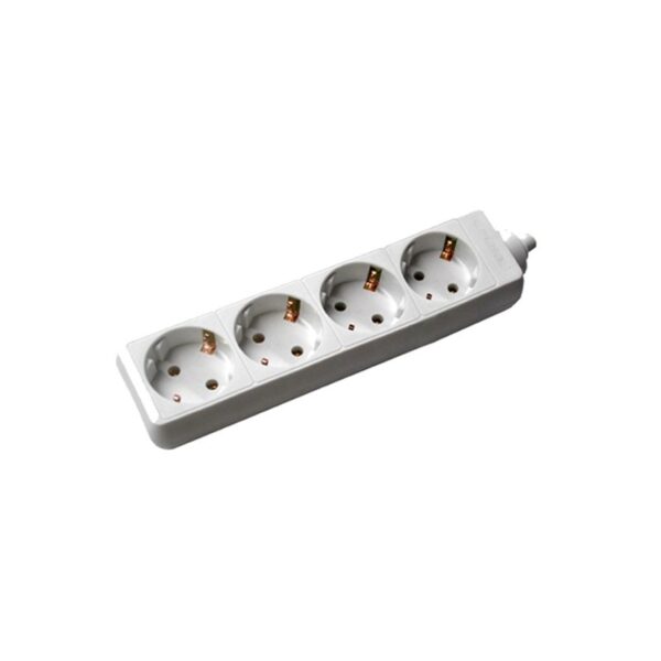 Tomada Quadrupla c/ Terra s/ Cabo 10/16A - 250V~