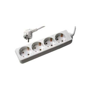 Tomada Quadrupla c/ Terra c/ Cabo H05VV-F 3G1 10/16A - 250V~ 1,5m