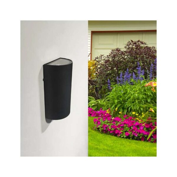 Aplique Led de Parede Saliente Preto 6w+6w 120Lm/w IP54 - Image 7
