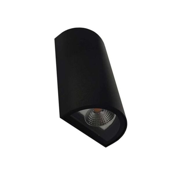 Aplique Led de Parede Saliente Preto 6w+6w 120Lm/w IP54 - Image 3