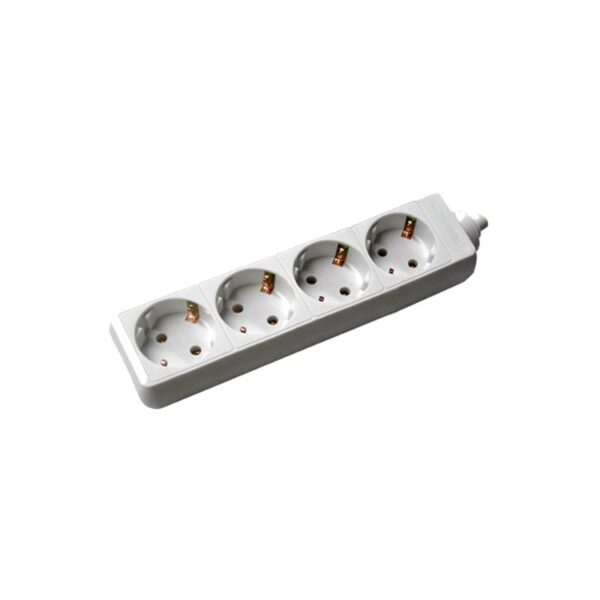 Tomada Sêxtupla c/ Terra s/ Cabo 10/16A - 250V~