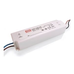 Fonte de Alimentação Estanque Mean Well 24Vdc 100W IP67 LPV
