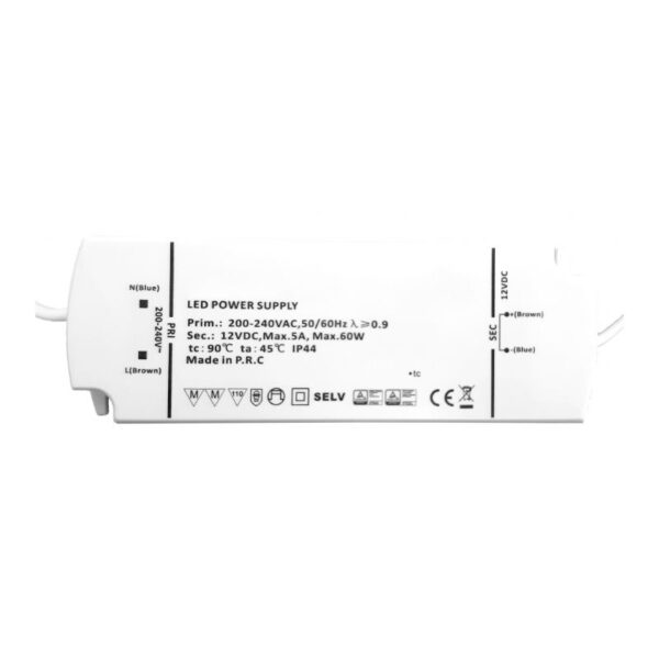 Fonte de Alimentação SLIM 12Vdc 60W IP44 CVB