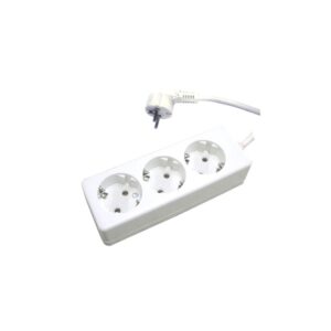 Tomada Tripla c/ Terra c/ Cabo H05VV-F 3G1,5 10/16A - 250V~ 3m