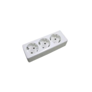 Tomada Sextupla c/ Terra s/ Cabo 10/16A - 250V~