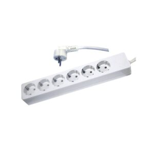 Tomada Sêxtupla c/ Terra c/ Cabo H05VV-F 3G1,5 10/16A - 250V~ 5m