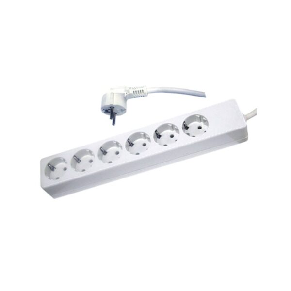 Tomada Sêxtupla c/ Terra c/ Cabo H05VV-F 3G1,5 10/16A - 250V~ 5m