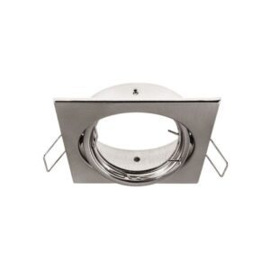 Aros Gu-10 Orientável Quadrado Níquel