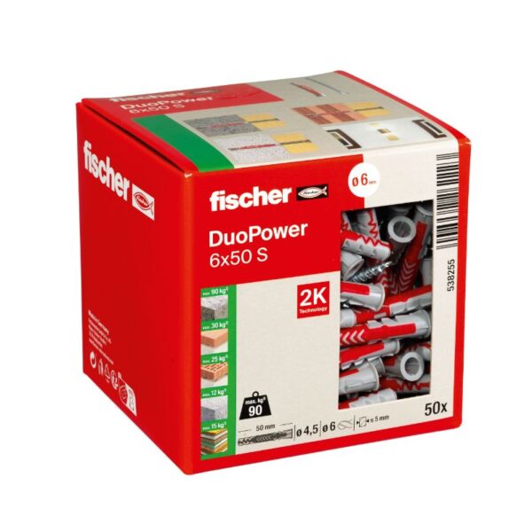 Caixa DuoPower L M6 50 unidades com parafuso 50 unidades - 538255 - Image 2