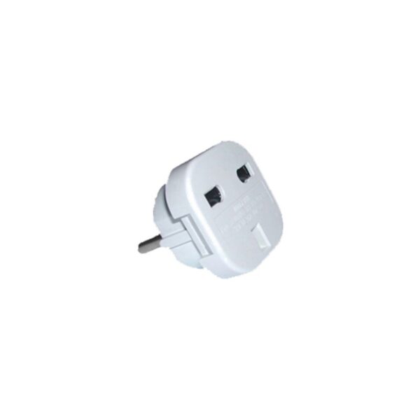 Ficha Adaptadora Euro-Inglesa c/ Obturador 16A - 250V~