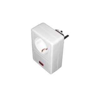 Ficha Fêmea c/ Terra c/ Proteção Contra Picos de Corrente 10/16A - 250V~