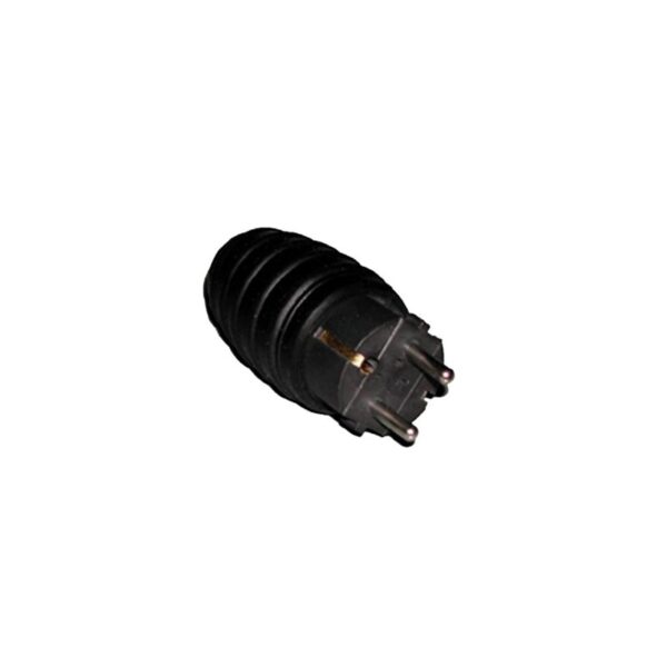 Ficha Macho de Borracha c/ Terra Saída Direita IP44 10/16A - 250V~