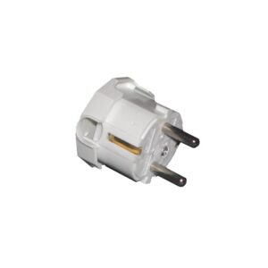 Ficha Macho c/ Terra Saída Lateral 10/16A - 250V~