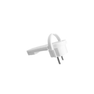 Ficha Macho Extra Plana c/ Anel c/ Terra Saída Lateral 10/16A - 250V~