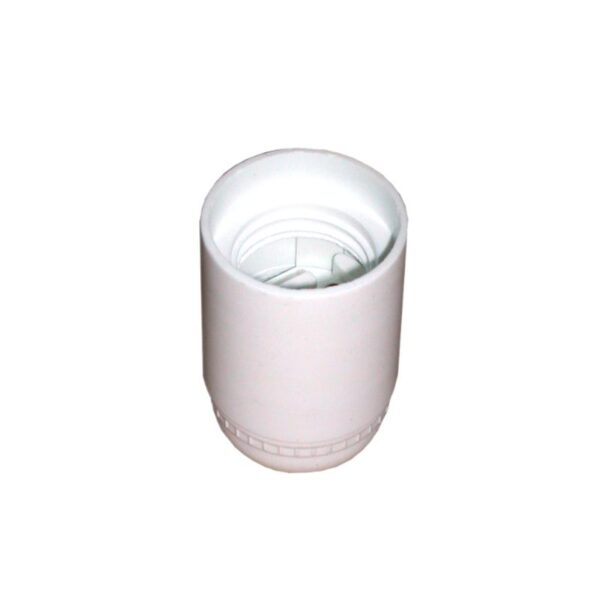 Suporte de Lâmpada E27 Branco em Bakelite 4A - 250V~