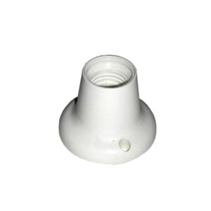 Suporte de Lâmpada E27 Base Recta Branco 4A - 250V~ Máx. 40W