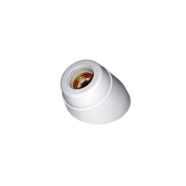 Suporte de Lâmpada E27 Base Curva Interior Cerâmico 4A - 250V~