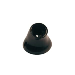 Suporte de Lâmpada E27 Base Curva Preto 4A - 250V~ Máx. 40W