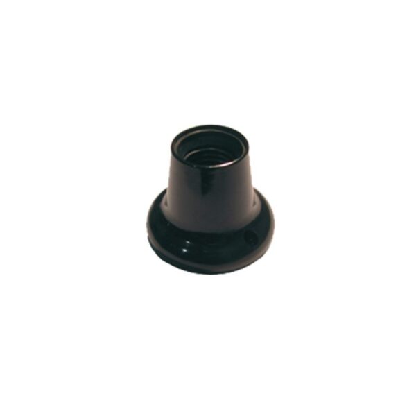 Suporte de Lâmpada E27 Base Recta Preto 4A - 250V~ Máx. 40W