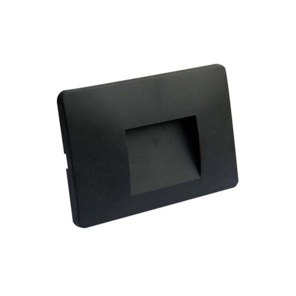 Aplique Led de Parede Saliente Retangular Preto 3W 2700K IP65 210Lm - Image 2