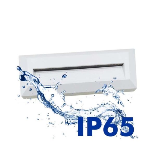 Aplique Led de Parede Saliente Retangular Branco 6W 3CCT IP65 300Lm - Image 2