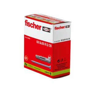 Caixa UX-R com Rebordo M6 25 unidades com Parafusos 25 unidades - 94758