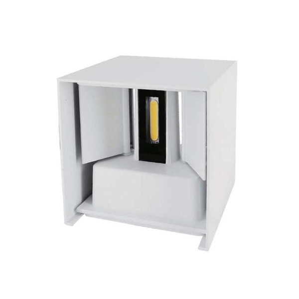 Aplique de Parede Cubo Branco 5w+5w 500Lm Ângulo Ajustável IP65 - Image 2