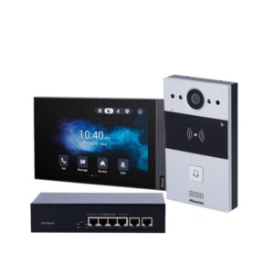 Kit de Entrada de Vídeo de Superfície de Porta Linux Akuvox - AK-KIT04-IP