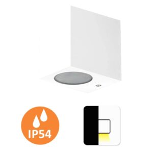 Aplique de Parede Box 7W 1xGU10 IP54 Branco Slighting - ESL7031-BR