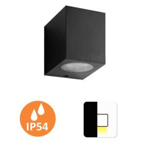 Aplique de Parede Box 7W 1xGU10 IP54 Grafite Slighting - ESL7031-GR