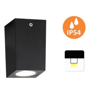 Aplique de Teto Corum 7W 1xGU10 IP54 Grafite Slighting - ESL7035-GR