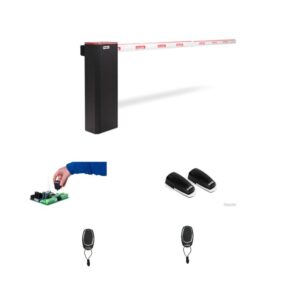 Barreira Eletromecânica Brushless com Cofre em Aço Zincado e Lacado 4 M com Leds Motorline - KTURBO 4 + KLED-MC90 + SIG75HT-4