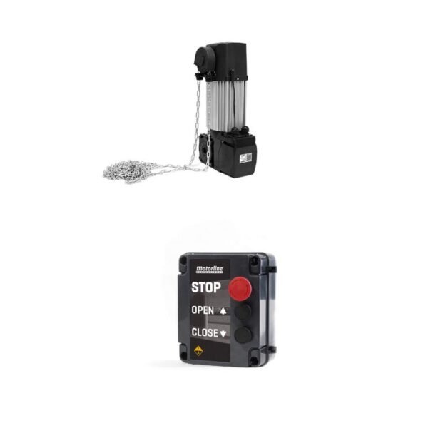 Kit Motor Tração ao Veio para Portões até 50m² Motorline - KVM115