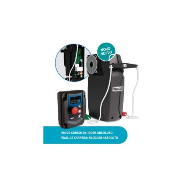 Kit Motor Brushless Tração ao Veio para Portões até 40m² Motorline - KVM315