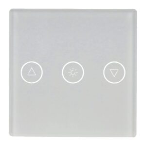 Painel de interruptores para estores Branco 47x47MM