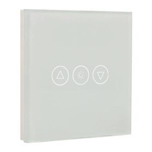 Painel de interruptores para estores Branco 86x86MM