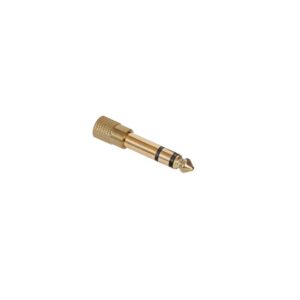 Adaptador de áudio Jack 3.5MM estéreo fêmea para Jack 6.3MM estéreo macho Fonestar - AA-148